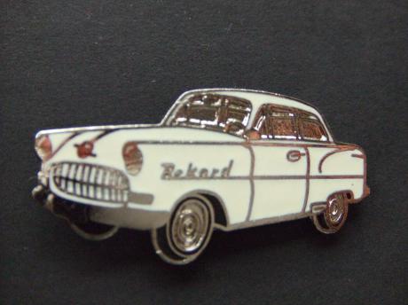 Opel Record Olympia P1 oldtimer wit
